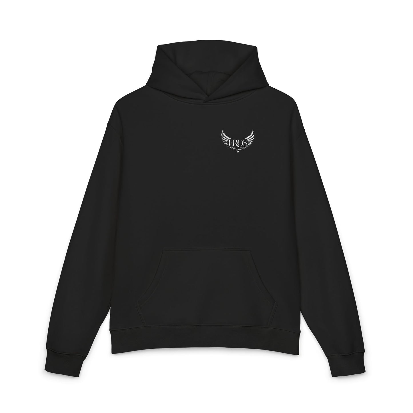 Eros Embroidered Heavy Hoodie (Black)