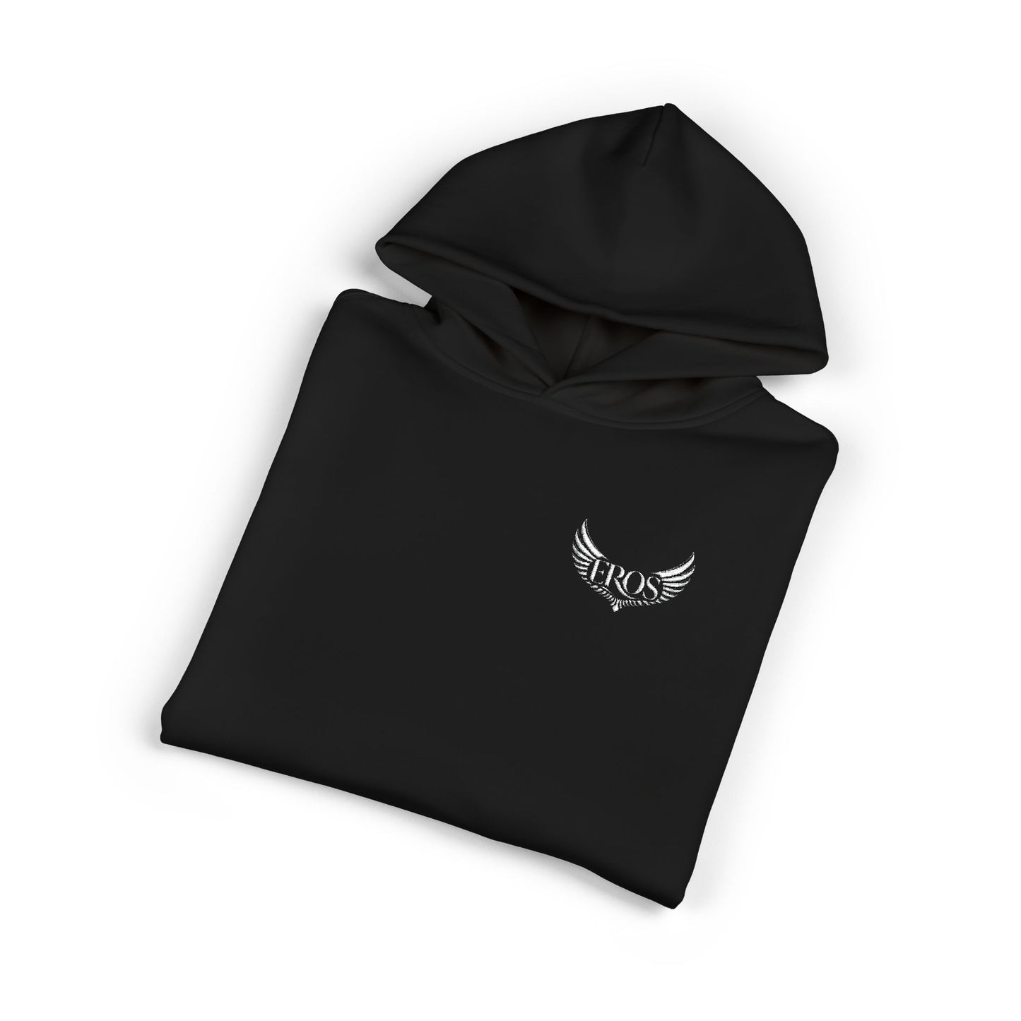 Eros Embroidered Heavy Hoodie (Black)